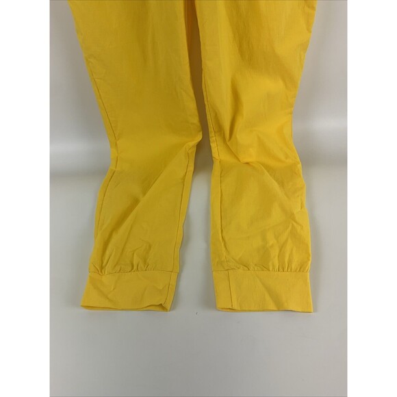 April O’Neil TMNT Costume Yellow Jumpsuit Zip Long Sleeve Stretch Womens Small - Picture 5 of 11